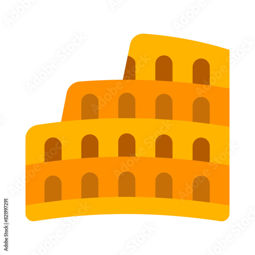 Colosseum Vector Flat Icon