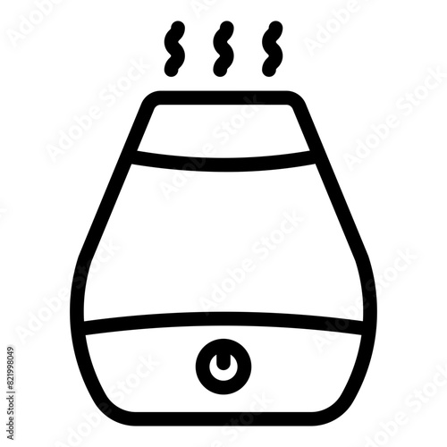 Humidifier Icon in Line Style