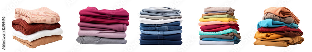 Laundry day png element set on transparent background