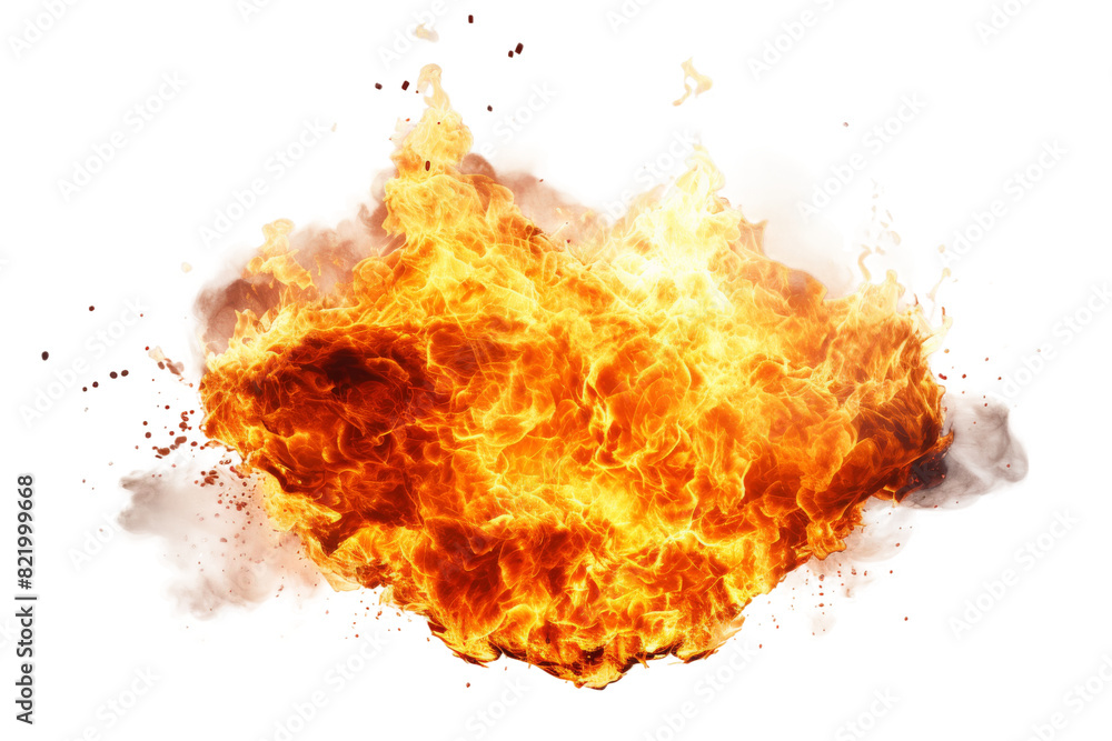 Fiery Dance of Light on a Clear PNG or White Background. Fiery Dance of Light on a Clear PNG or White Background.