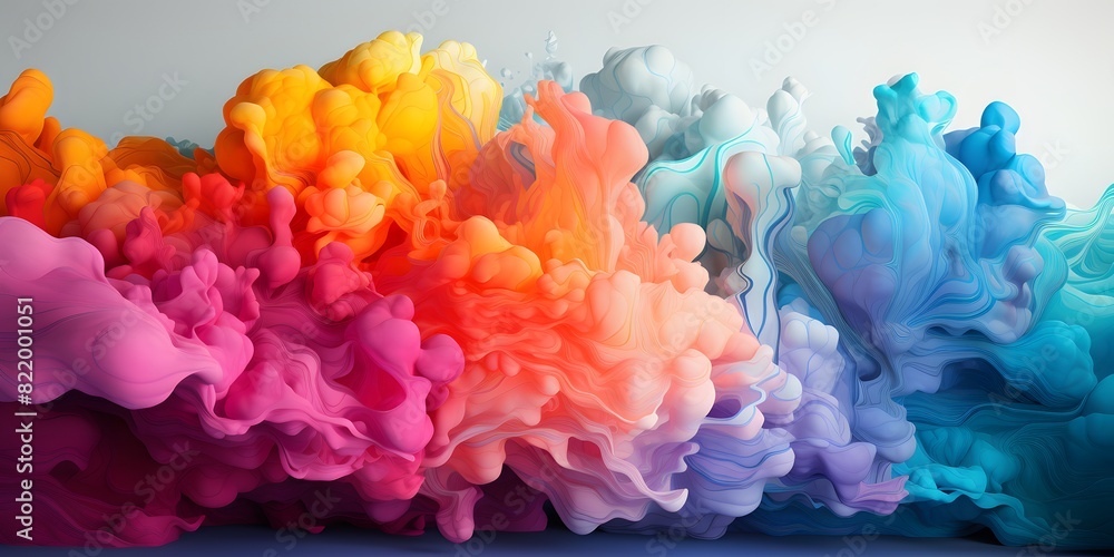 Spectrum Waves - Abstract Colorful Background Spectrum Waves - Abstract Colorful Background