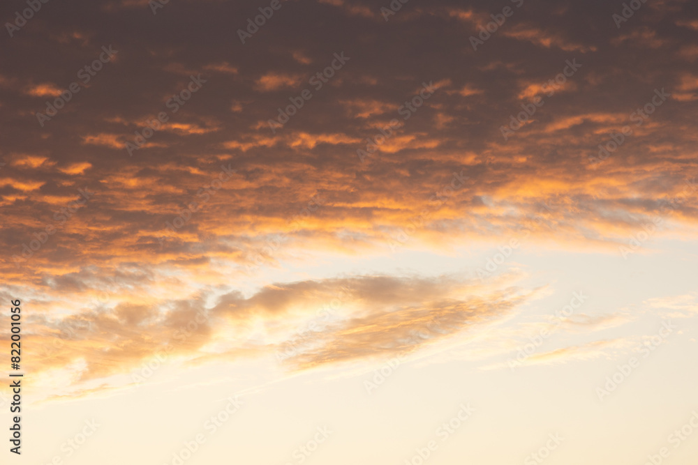 Obraz premium A beautiful morning skies during the sunrise in Latvia, Europe. Summer scenery of Northern Europe.