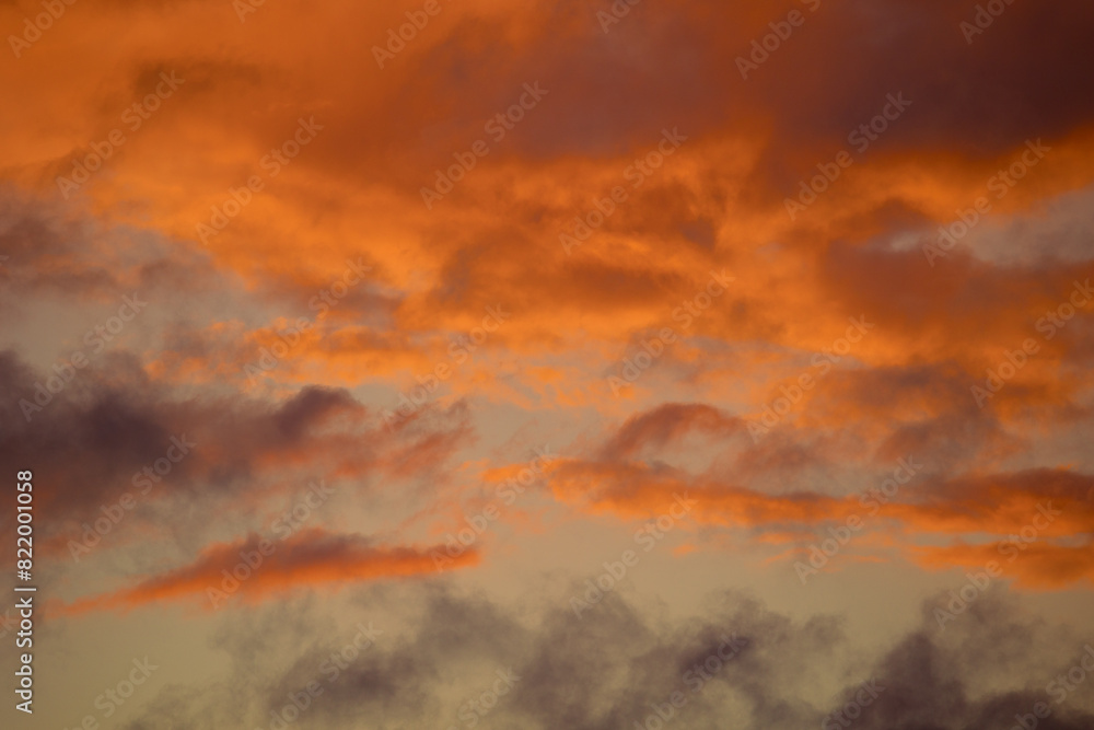 Obraz premium A beautiful morning skies during the sunrise in Latvia, Europe. Summer scenery of Northern Europe.