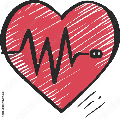 a close up of a stethoscope with a heart and heartbeat, heart operation, heart, stethoscope, heart