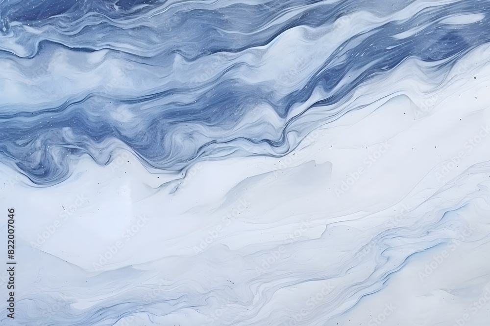 Obraz premium White and blue marble background