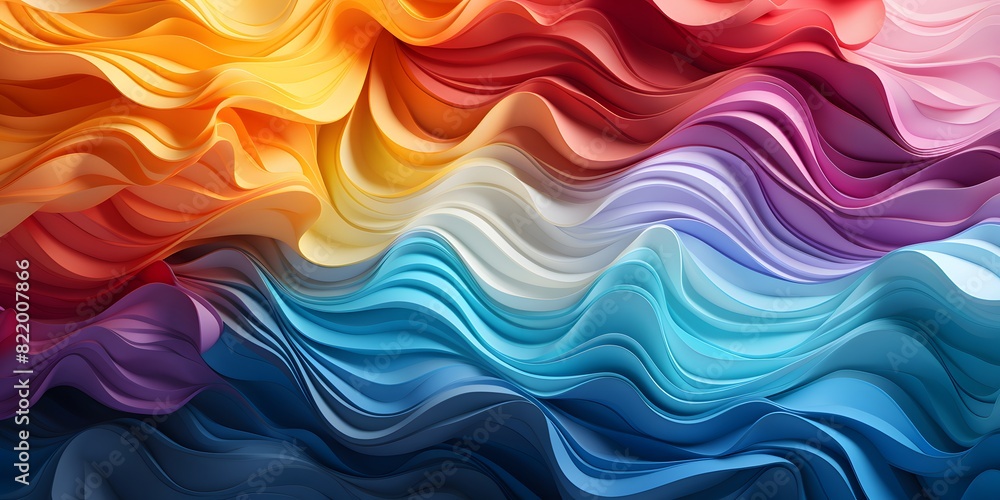 Spectrum Waves - Abstract Colorful Background