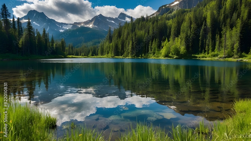 Serenity of Summer and Spring Natural Landscapes, Ideal for Relaxation and Exploration. Dive into Nature's Palette,Beauty of a Colorful Lake Landscape, Perfect for Nature Lovers Seeking Tranquility Serenity of Summer and Spring Natural Landscapes, Ideal for Relaxation and Exploration. Dive into Nature's Palette,Beauty of a Colorful Lake Landscape, Perfect for Nature Lovers Seeking Tranquility