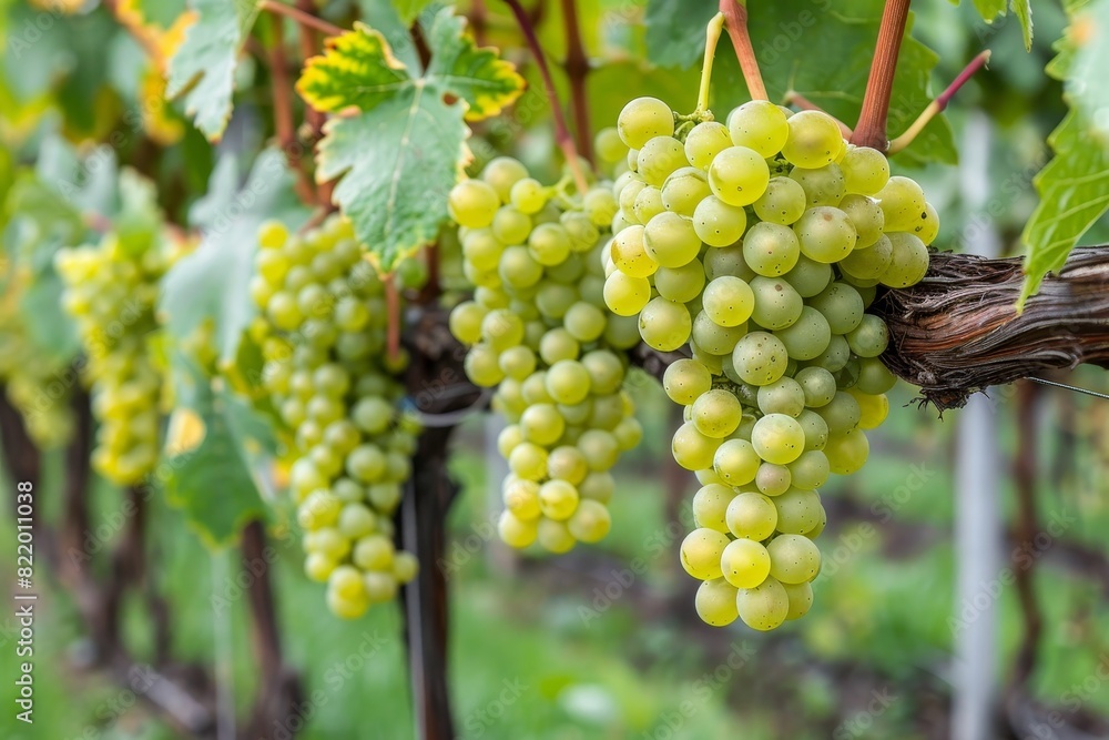 Elegant grapevines swaying in the wind with gentle branch movements in a mesmerizing display Elegant grapevines swaying in the wind with gentle branch movements in a mesmerizing display