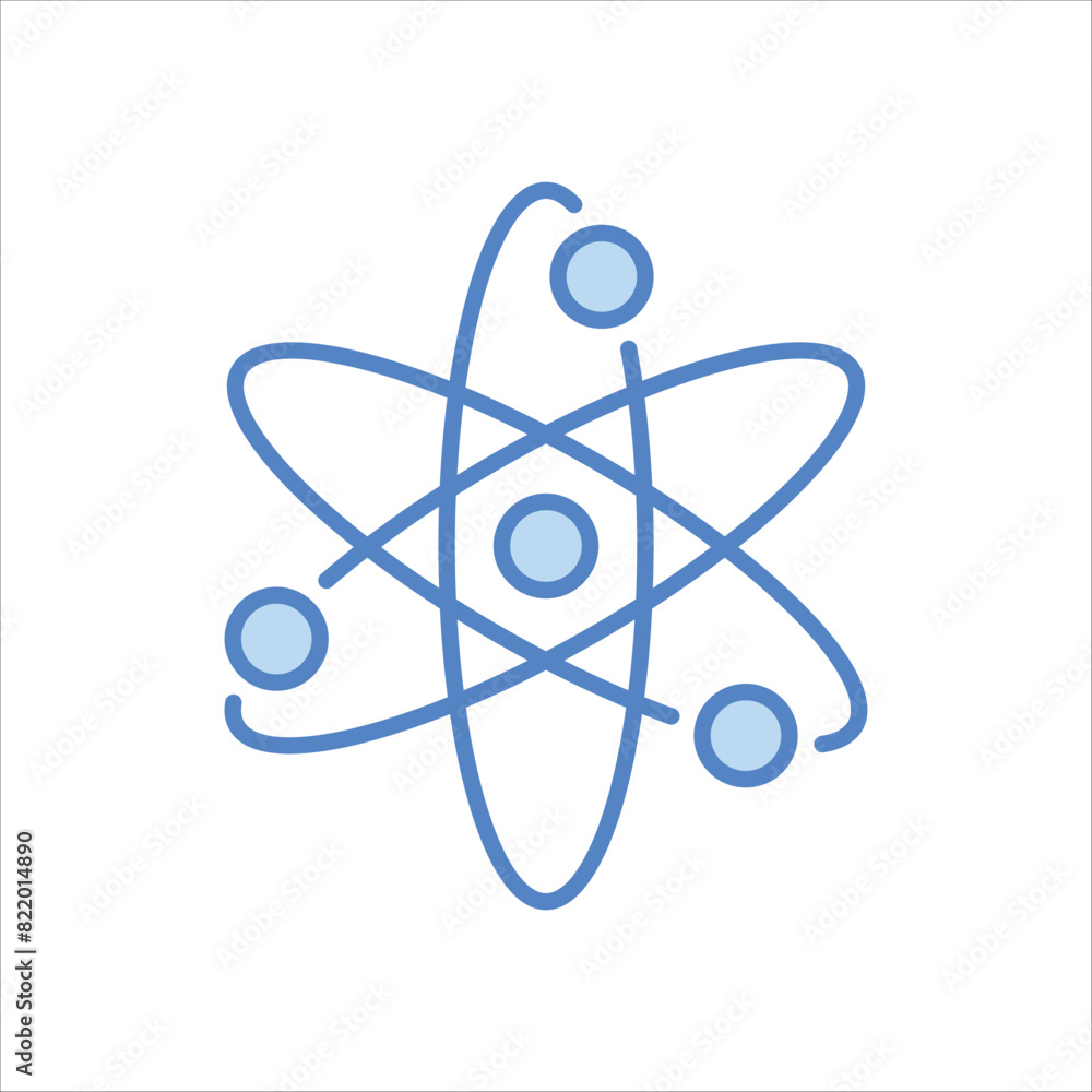 Atom Icon editable stock vector icon Atom Icon editable stock vector icon