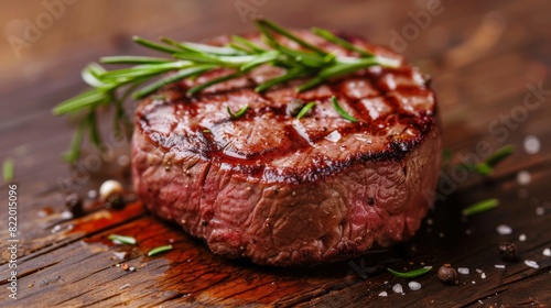 Meat steak food illustration generated by ai