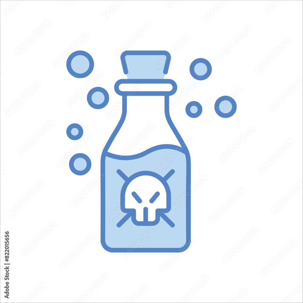 Obraz premium Poison Icon editable stock vector icon
