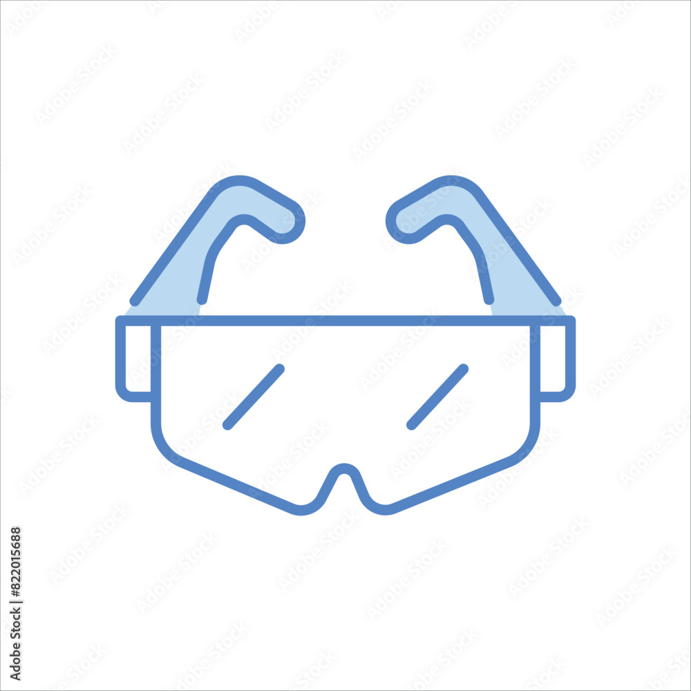 Safety Glasses Icon editable stock vector icon Safety Glasses Icon editable stock vector icon