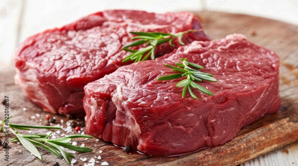 Meat steak food illustration generated by ai Meat steak food illustration generated by ai
