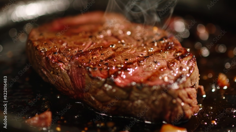 Meat steak food illustration generated by ai Meat steak food illustration generated by ai