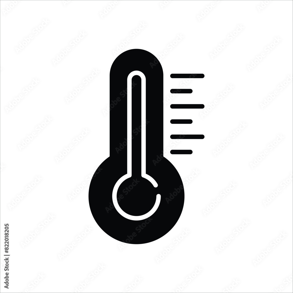 Thermometer Icon editable stock vector icon Thermometer Icon editable stock vector icon