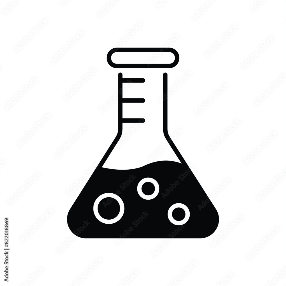 Flask Icon editable stock vector icon Flask Icon editable stock vector icon