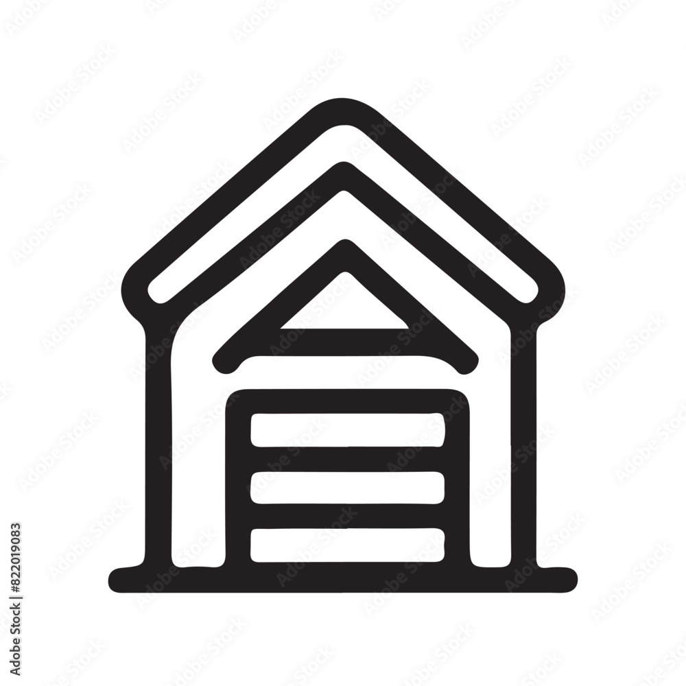 Home line art Icon, home icon vector Home line art Icon, home icon vector