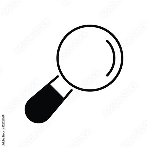 Loupe  Icon editable stock vector icon