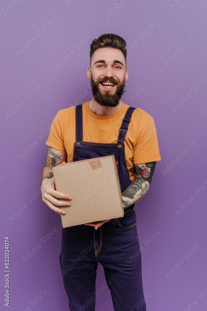 The Bearded Wanderer and the Mysterious Cardboard Box The Bearded Wanderer and the Mysterious Cardboard Box