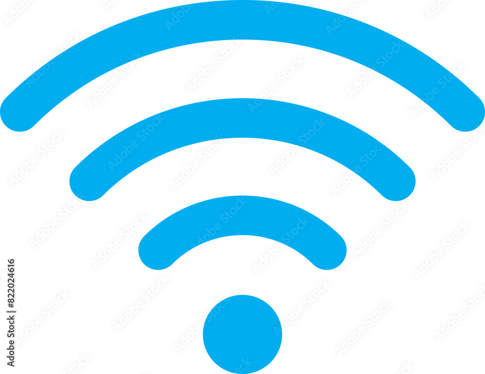 Free wi fi icon. Connection zone wifi vector symbol. Radio waves signal. Free wi fi icon. Connection zone wifi vector symbol. Radio waves signal.