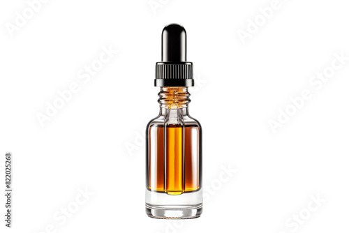Liquid Elixir in Crystal Vessel on a Clear PNG or White Background.