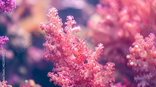 pink sea corals.