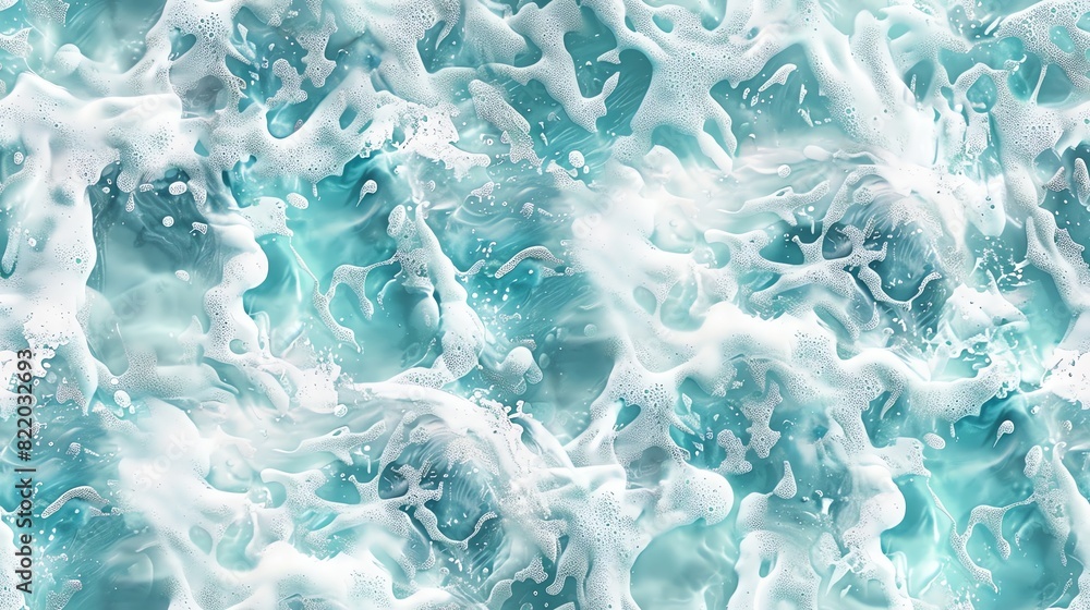 Naklejka premium Modern water seamless pattern for graphic design and illustration