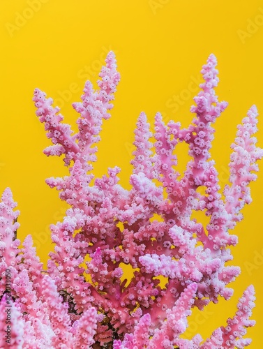 pink sea corals.