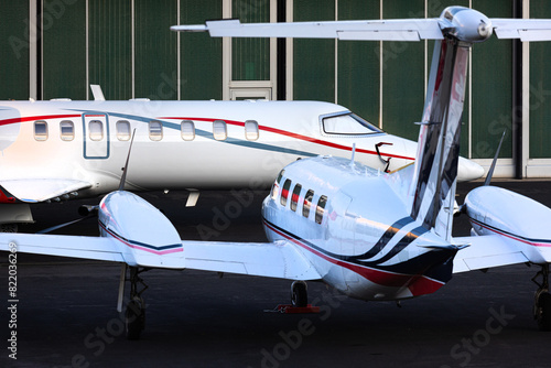 business jets at a sports airport