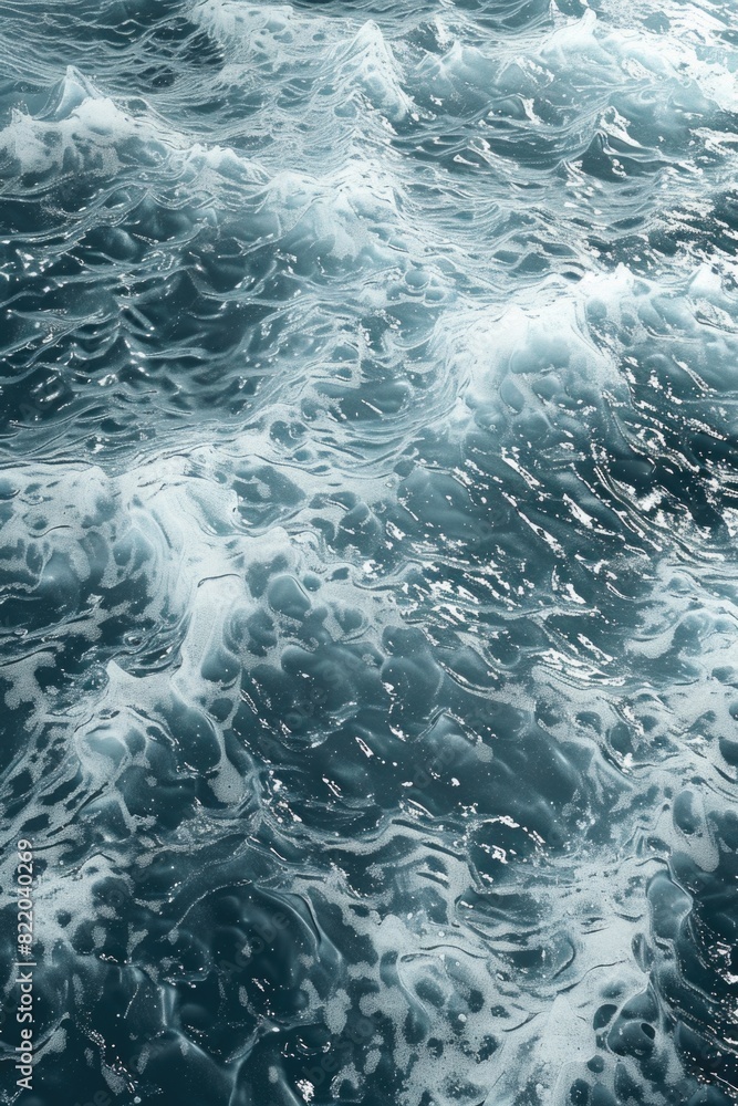 Obraz premium Close up view of water waves. Suitable for nature and travel concepts