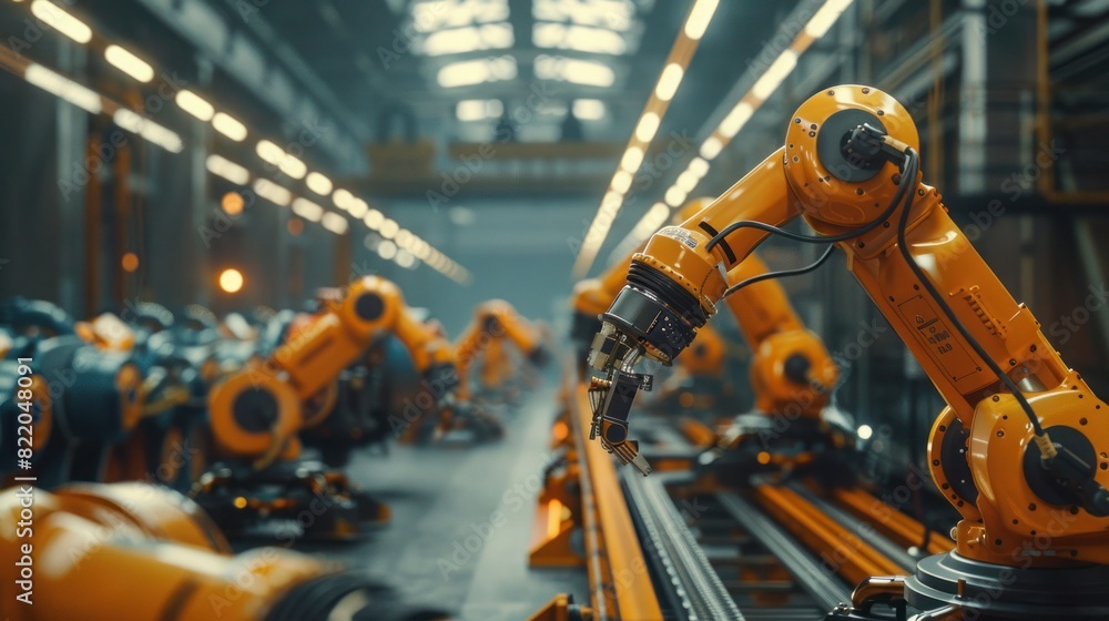 In the future, engineers and animal robots work together in heavy industrial plants to digitize data to form a digital twin. In the future, engineers and animal robots work together in heavy industrial plants to digitize data to form a digital twin.