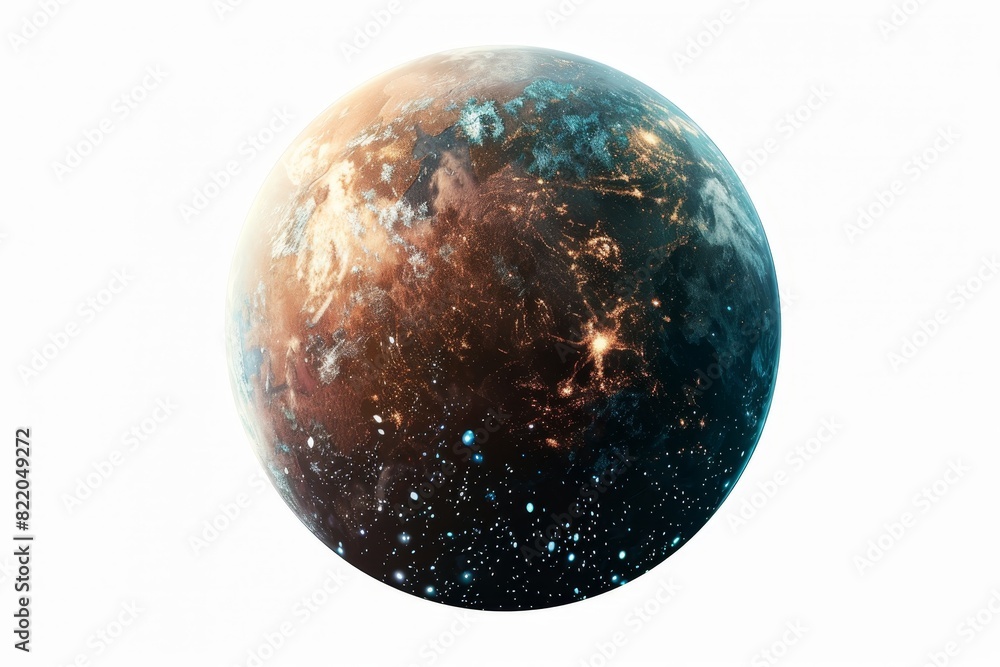 Realistic photograph of a complete Astrobiology,solid stark white background, focused lighting Realistic photograph of a complete Astrobiology,solid stark white background, focused lighting