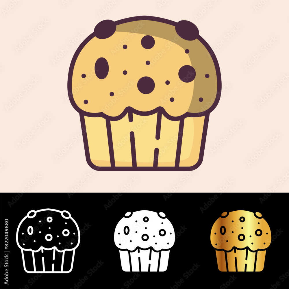 The Muffin icon adds a warm and inviting touch to bakery websites, culinary blogs, and breakfast-themed projects. The Muffin icon adds a warm and inviting touch to bakery websites, culinary blogs, and breakfast-themed projects.