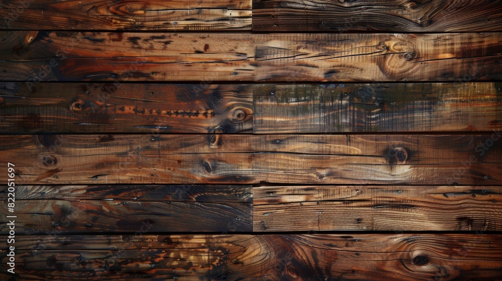 Fototapeta premium Wood texture background illustration generated by AI