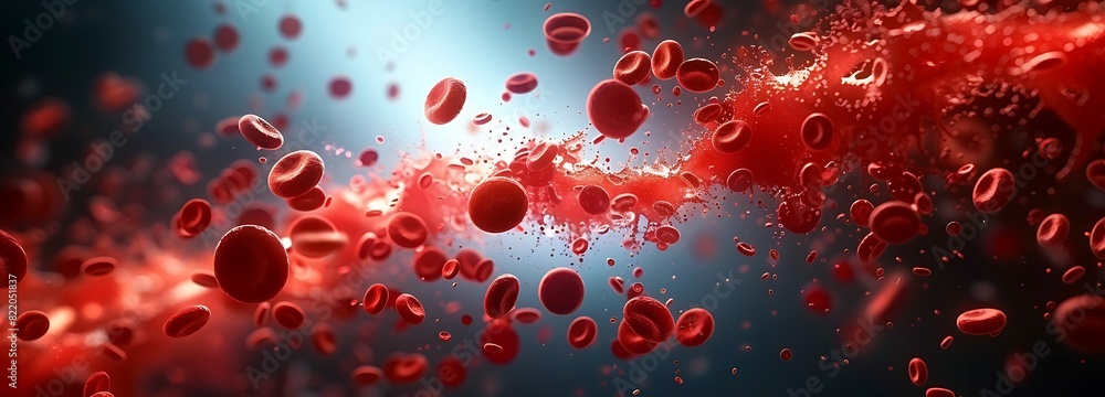 Blood cell red 3d background vein flow platelet wave cancer medicine artery abstract Blood cell red 3d background vein flow platelet wave cancer medicine artery abstract