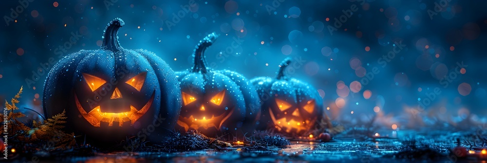 Pumpkin Haven A Traditional Halloween Display of Jackolanterns Illuminating the Autumn Night Pumpkin Haven A Traditional Halloween Display of Jackolanterns Illuminating the Autumn Night