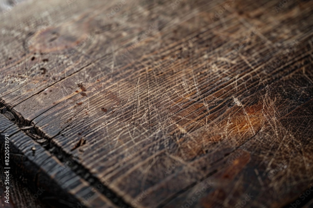 Fototapeta premium Close up of a cutting board on a table, perfect for culinary designs