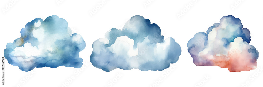 Cloud illustration png on transparent background