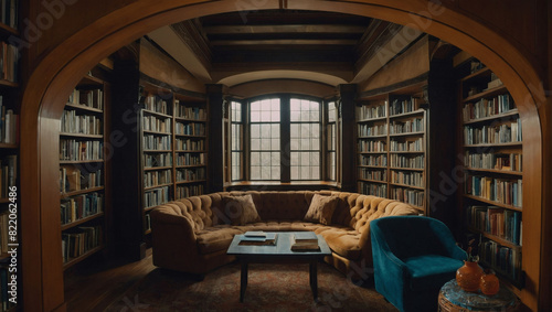 Circular Book Nook  A Cozy Corner in the Public Library