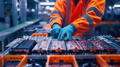 Battery pack assembler constructing high-capacity battery modules.