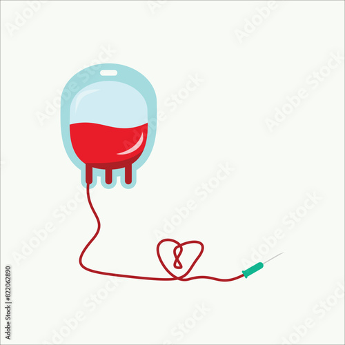 blood bag vector illustration graphic design vector illustration. Eps 10