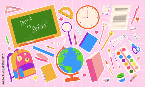 Back to School: Whimsical Classroom Essentials stickers set