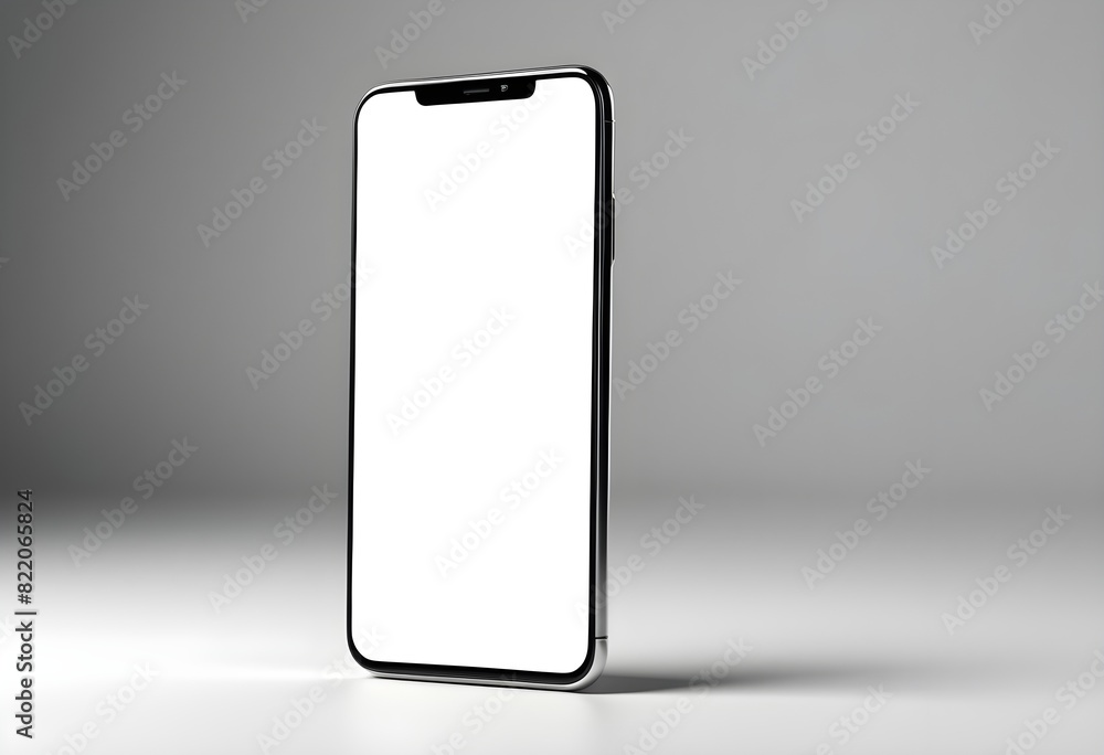 Modern phone mockup with a crisp white screen, ideal for presenting new app concepts and digital content. Modern phone mockup with a crisp white screen, ideal for presenting new app concepts and digital content.