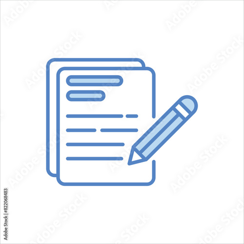 Writing Icon editable stock vector icon