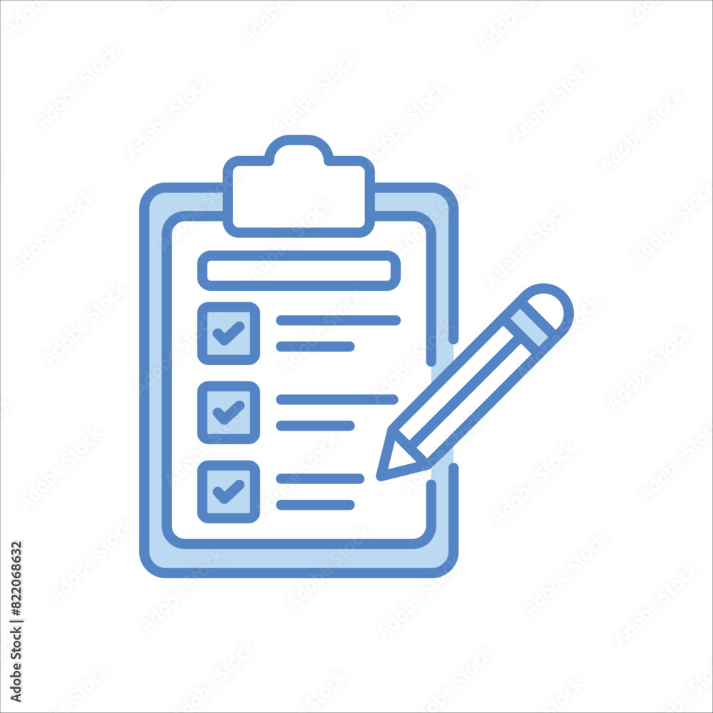 Checklist Icon editable stock vector icon Checklist Icon editable stock vector icon