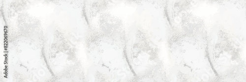 Grey Marble Pattern. White Water Color