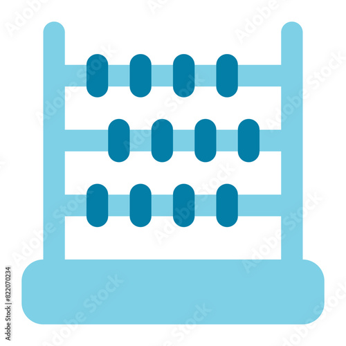 abacus icon for illustration