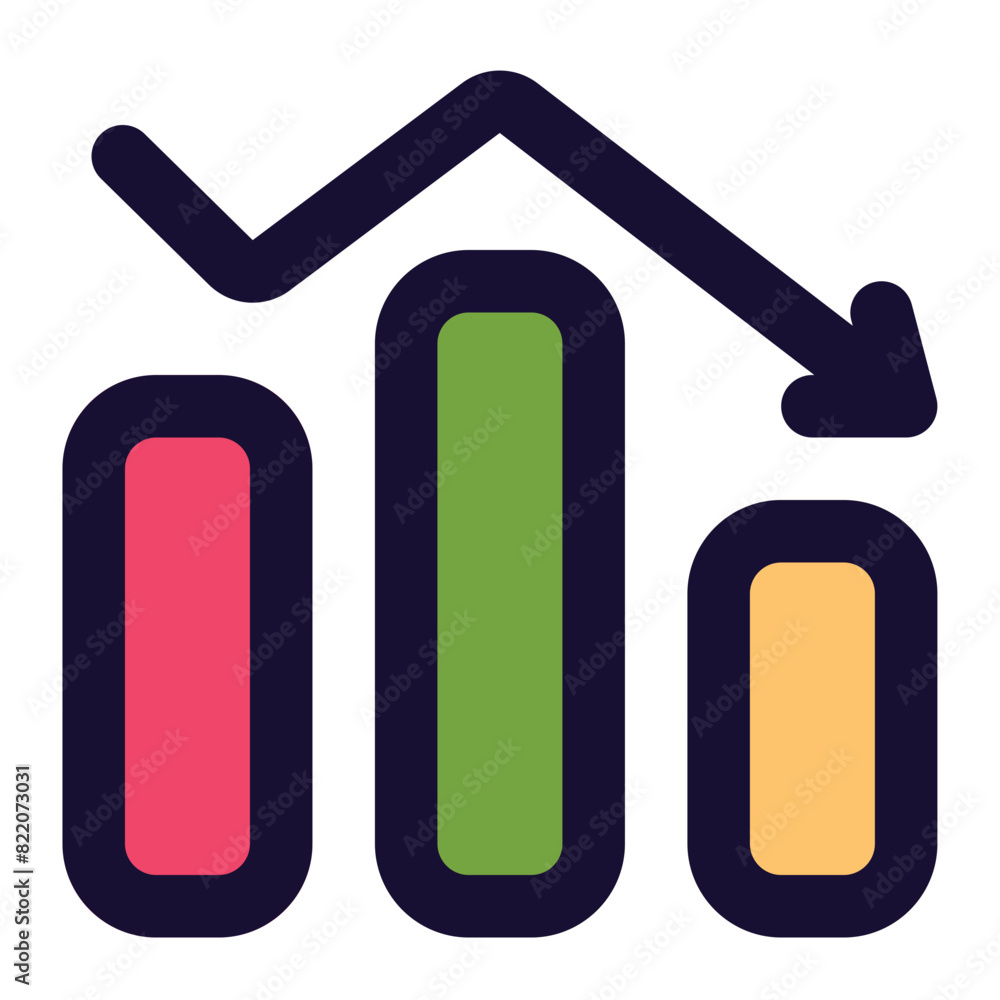 bar chart icon for illustration bar chart icon for illustration