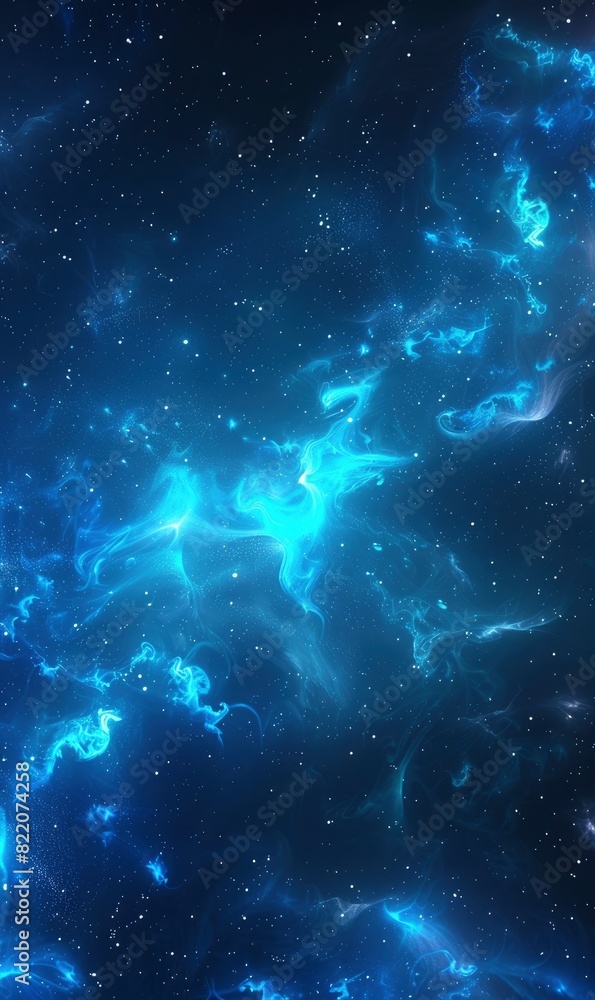 Blue Abstract Aurora Borealis,Photorealistic HD Blue Abstract Aurora Borealis,Photorealistic HD
