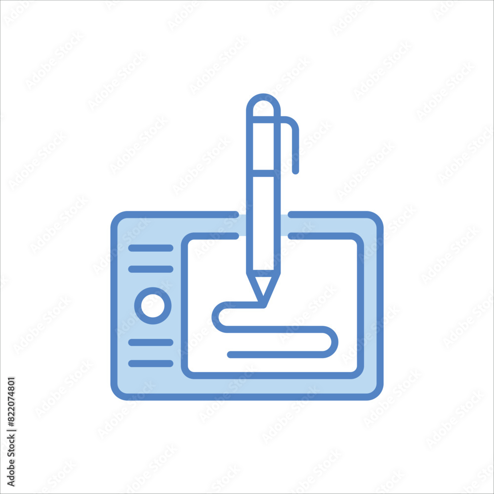 Pen Tablet Icon editable stock vector icon Pen Tablet Icon editable stock vector icon